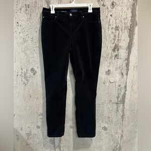 Charter Club Women's Black Straight Leg Corduroy Pants